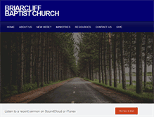 Tablet Screenshot of briarcliffbaptist.org